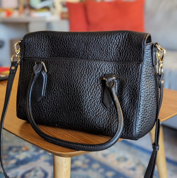 Kate Spade Grove Court Sm Leslie Top Handle Bag - Black - Picture 2 of 6